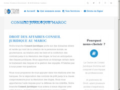 Conseil Juridique Maroc - Doctrina.ma